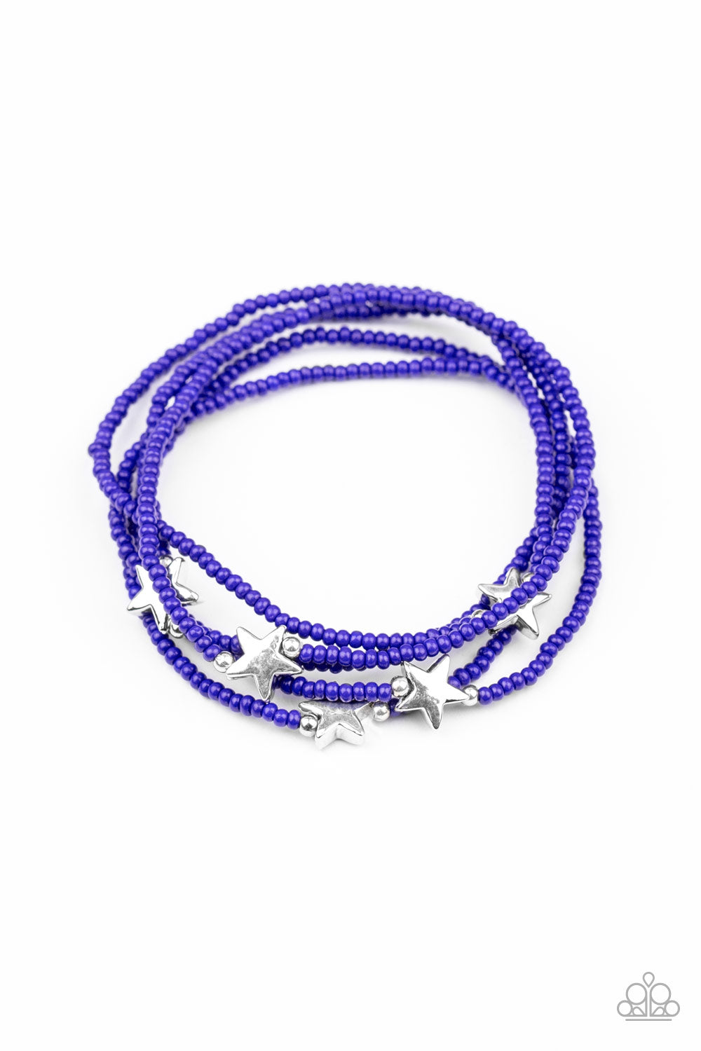 Pretty Patriotic - blue - Paparazzi bracelet