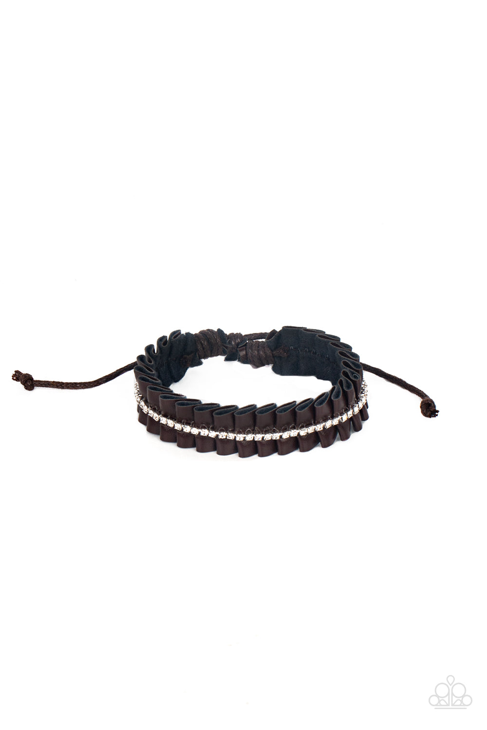 Pretty, Pretty PLEATS - brown - Paparazzi bracelet