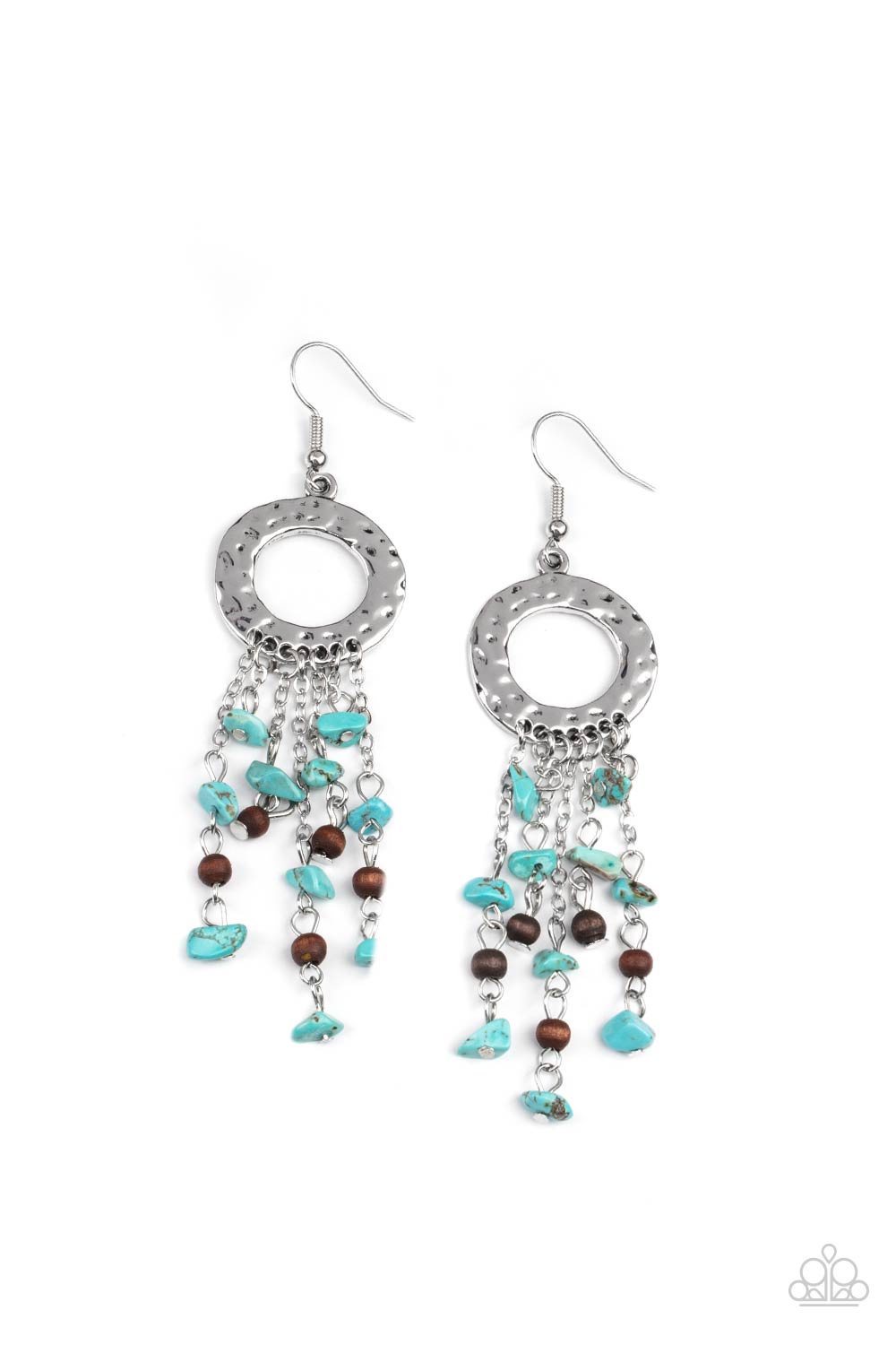 Primal Prestige - blue - Paparazzi earrings