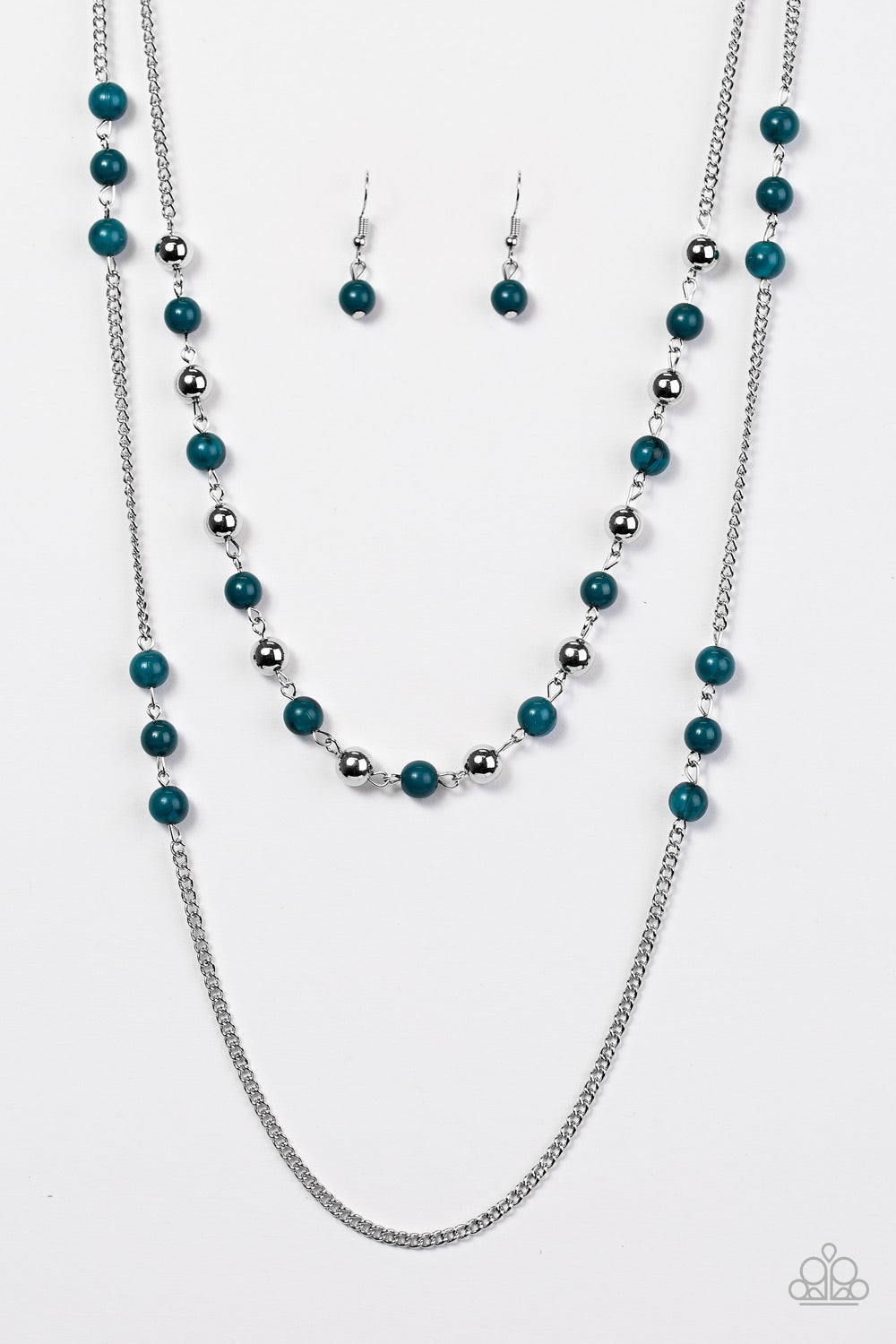 Prismatic Sunsets - Blue - Paparazzi necklace
