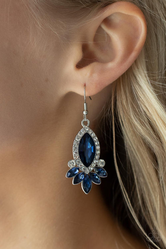 Prismatic Parade - blue - Paparazzi earrings