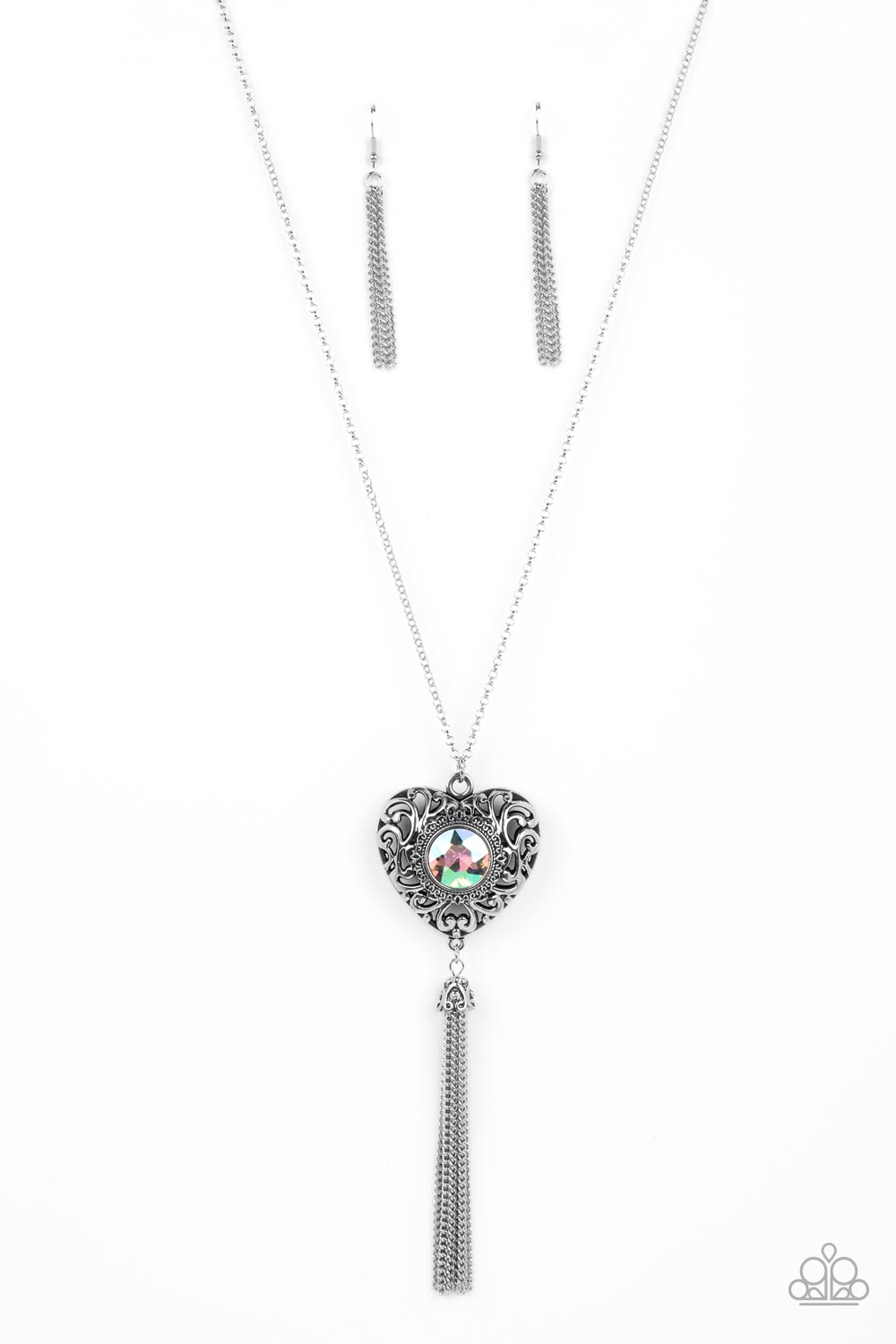 Prismatic Passion - green - Paparazzi necklace