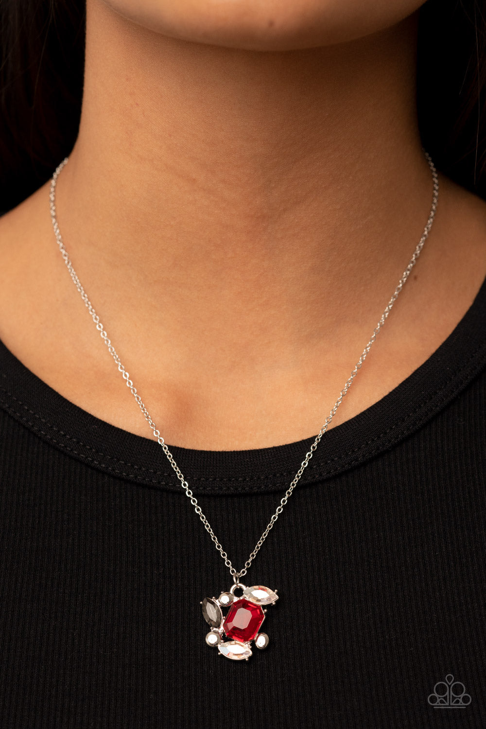 Paparazzi ♥ Radiant Reflections - Red ♥ Necklace – LisaAbercrombie