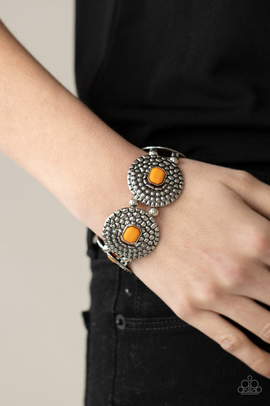 Prismatic Prowl - orange - Paparazzi bracelet