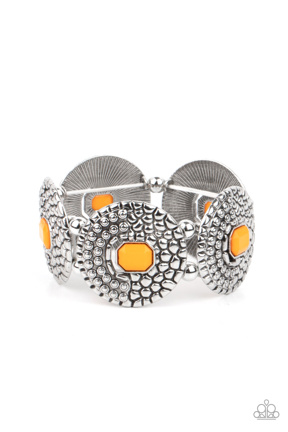 Prismatic Prowl - orange - Paparazzi bracelet