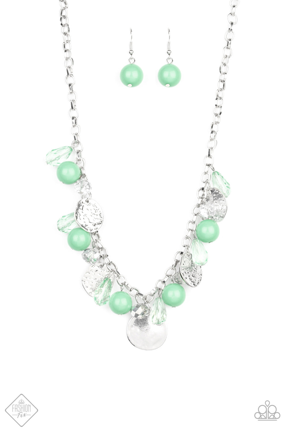 Prismatic Sheen - green - Paparazzi necklace