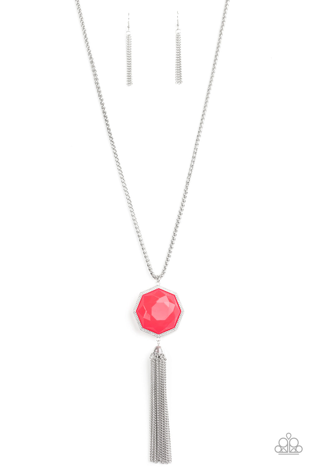 Prismatically Polygon - pink - Paparazzi necklace