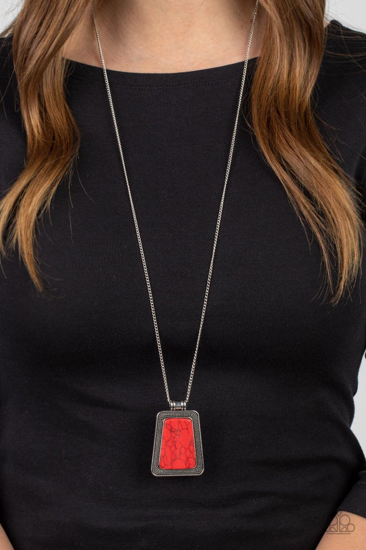 Private Plateau - red - Paparazzi necklace