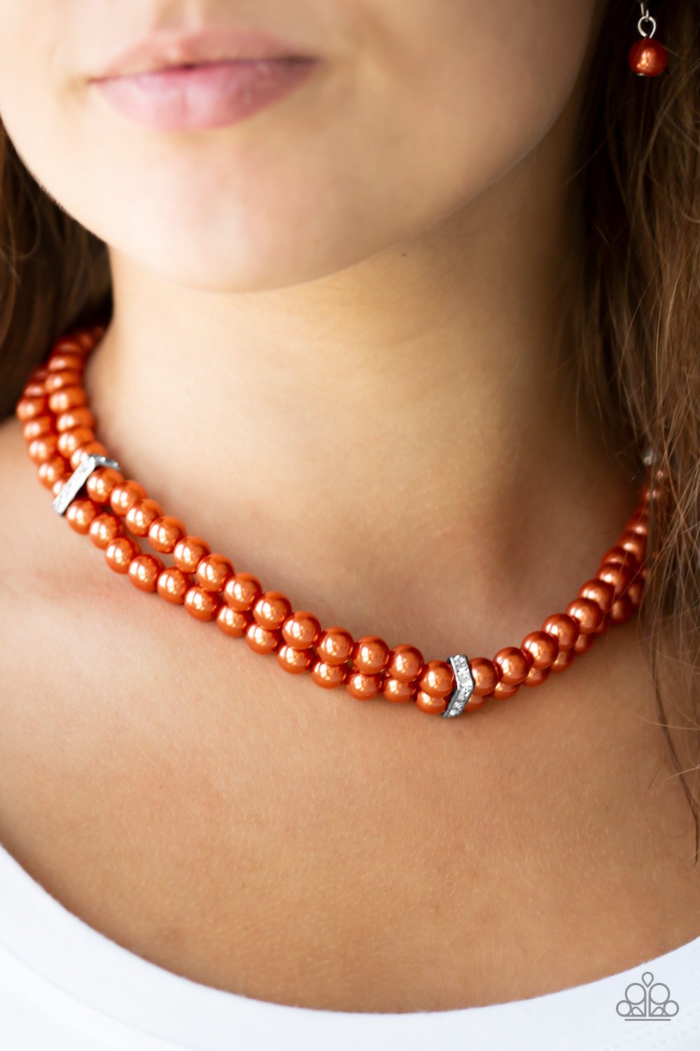 Put On Your Party Dress - orange - Paparazzi necklace