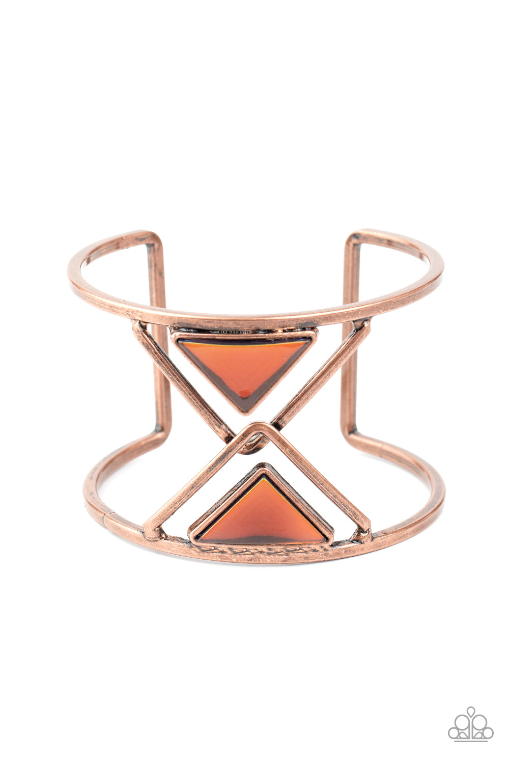Pyramid Palace - copper - Paparazzi bracelet