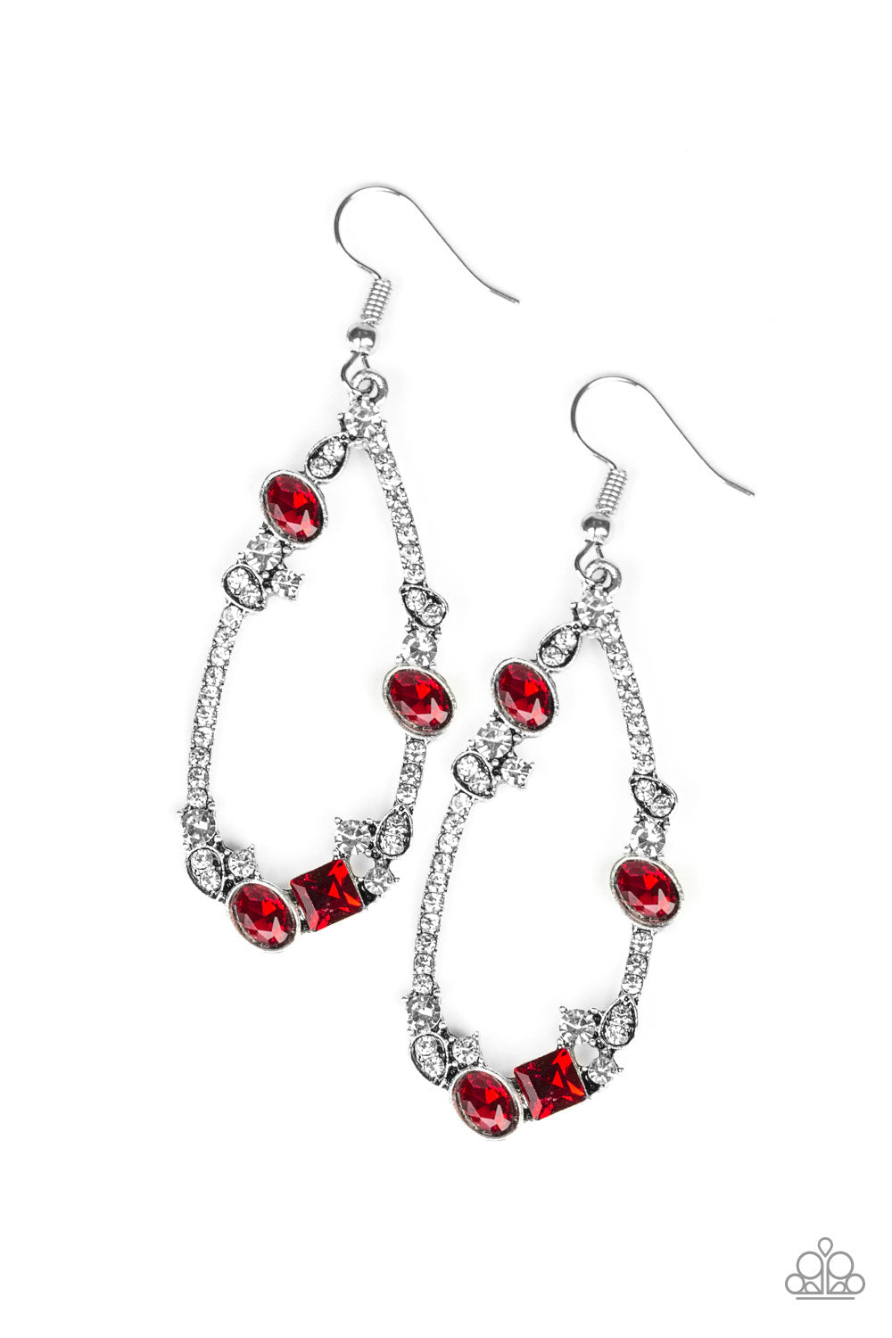 Quite the Collection - red - Paparazzi earrings