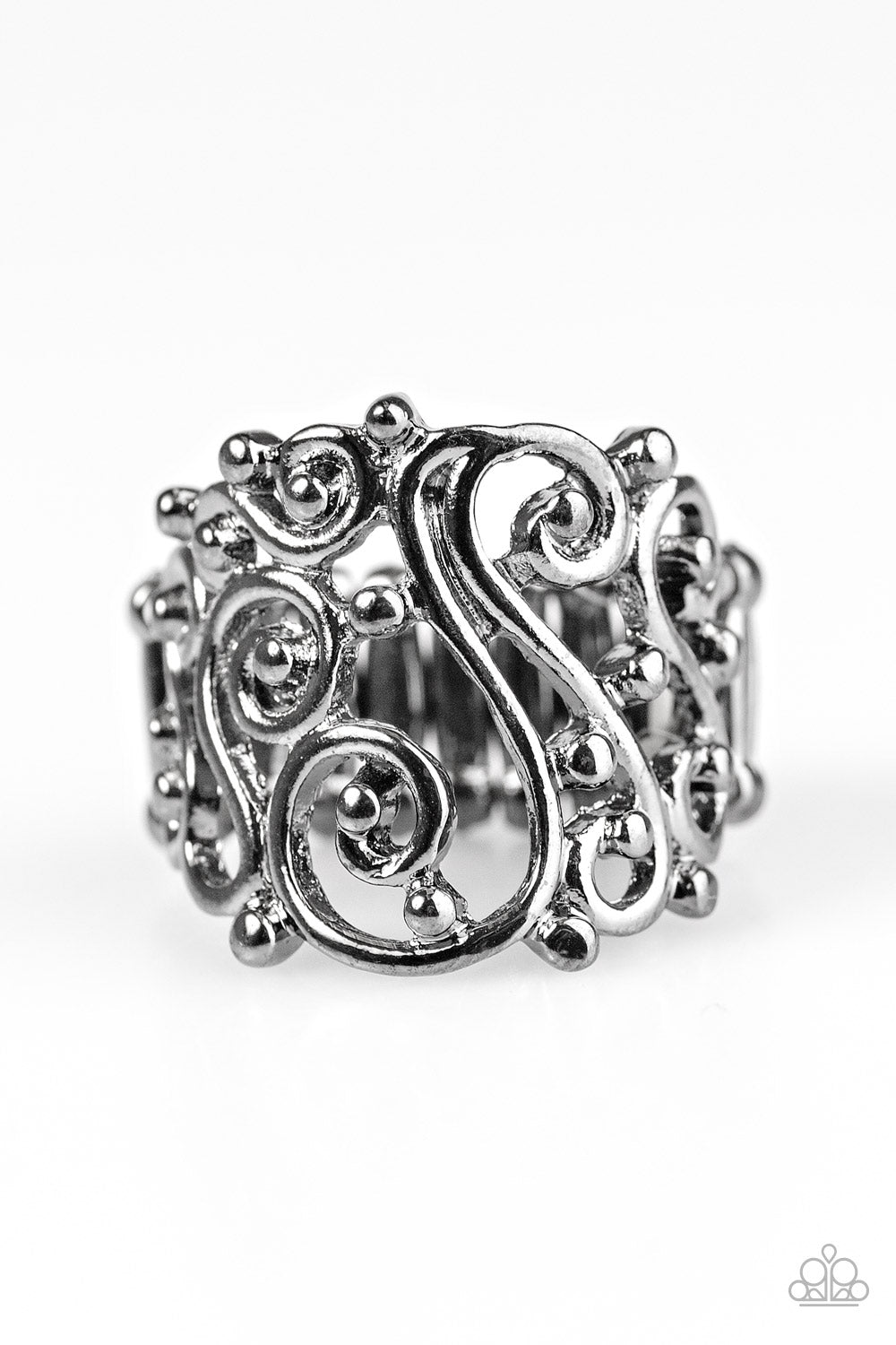 REGAL Advice - Black - Paparazzi ring