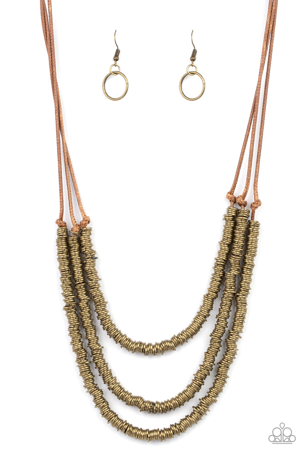 RING to Reason - brass - Paparazzi necklace