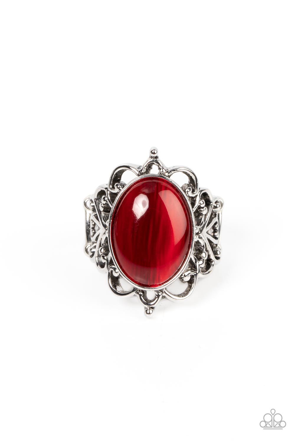Radiantly Reminiscent - red - Paparazzi ring