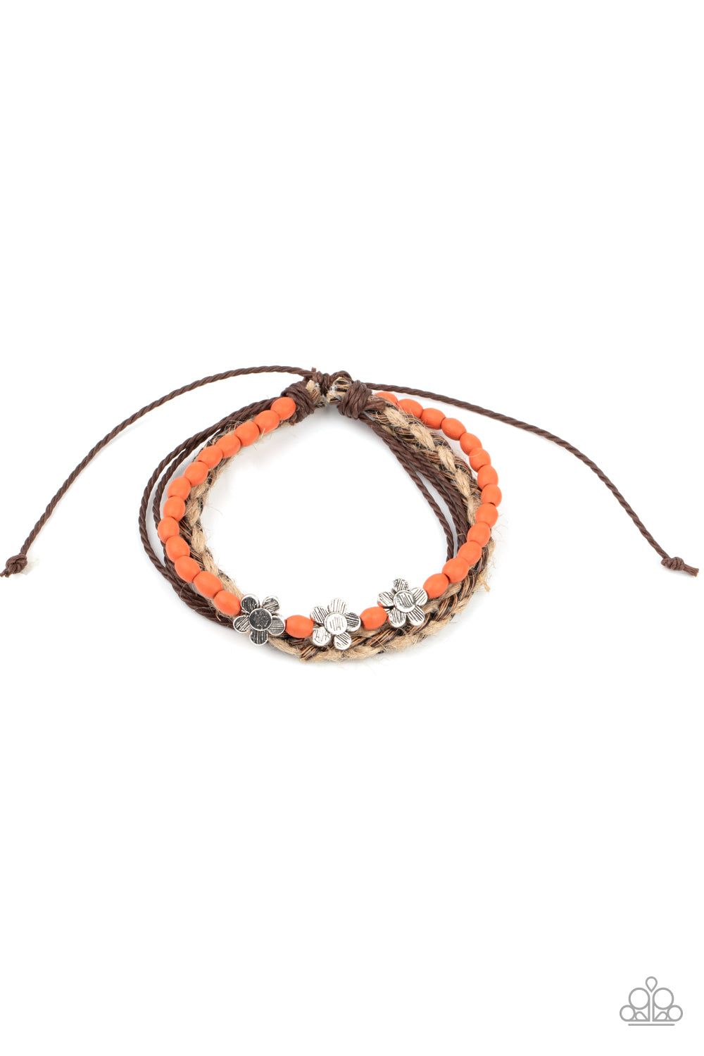 Raffia Remix - orange - Paparazzi bracelet