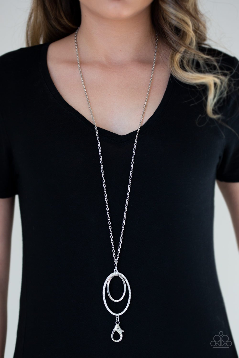 Rags to Riches - white - Paparazzi necklace