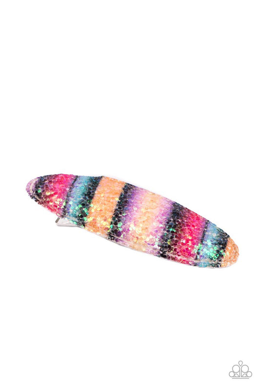 Rainbow Pop Summer - multi (pink) - Paparazzi hair clip
