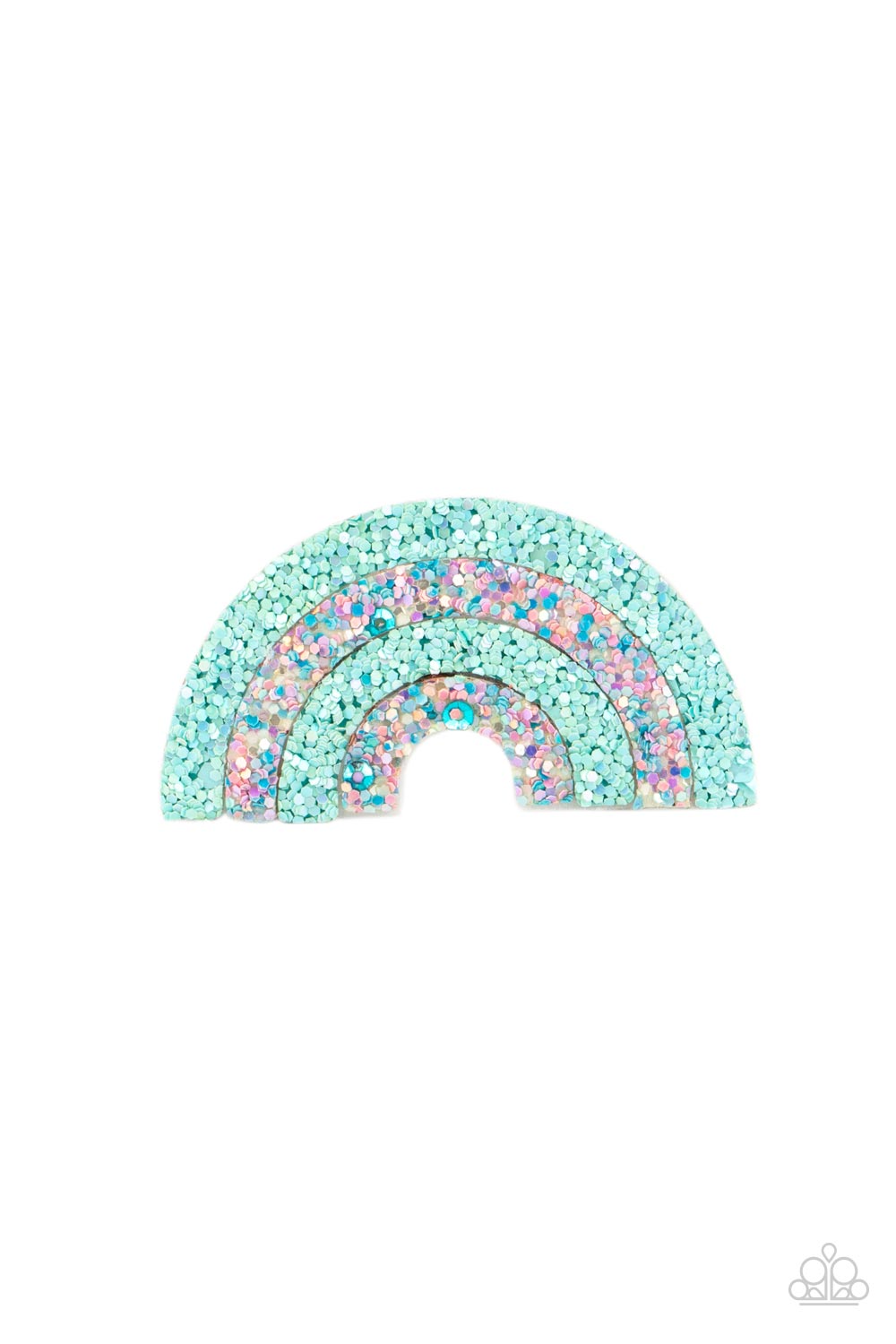 Rainbow Reflections - blue - Paparazzi hair clip