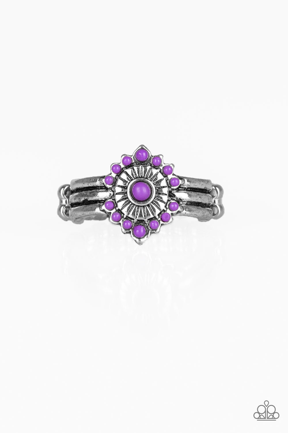 Rainbow Rivera - purple - Paparazzi ring