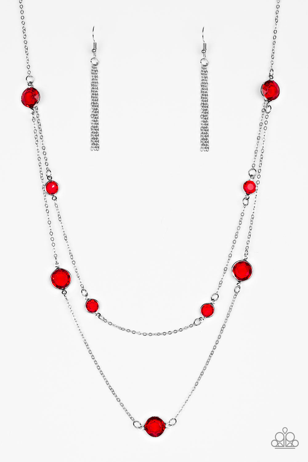 Raise Your Glass - red - Paparazzi necklace