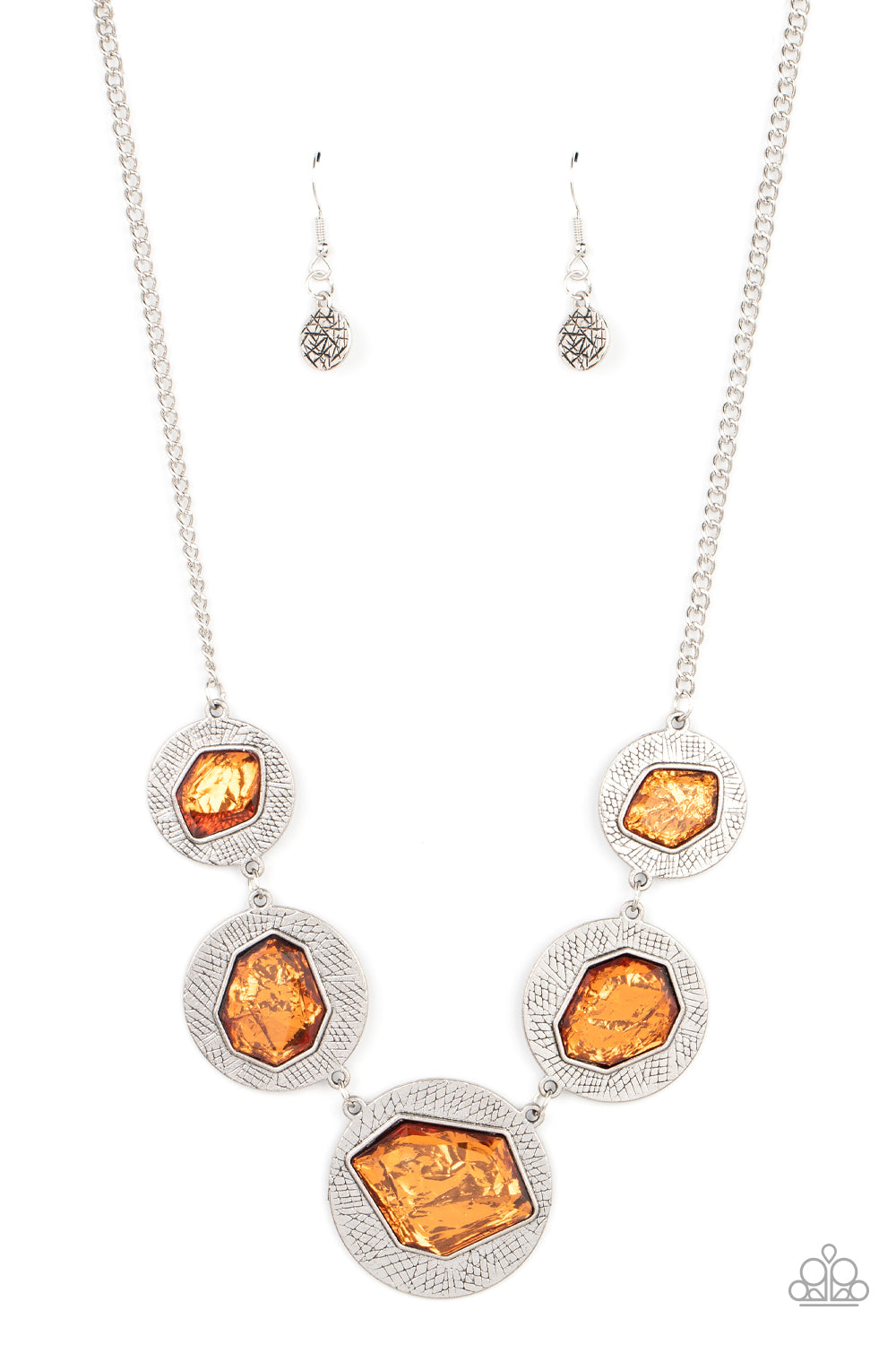 Raw Charisma - orange - Paparazzi necklace