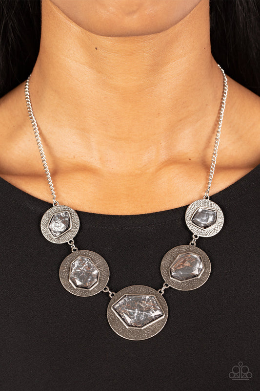 Raw Charisma - silver - Paparazzi necklace