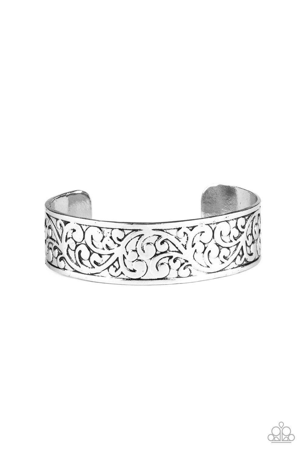 Read the VINE Print - silver - Paparazzi bracelet