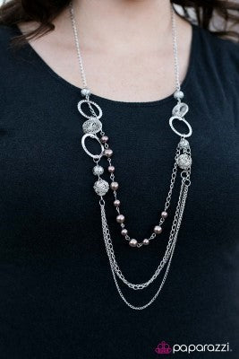 Ready for Romance - brown - Paparazzi necklace