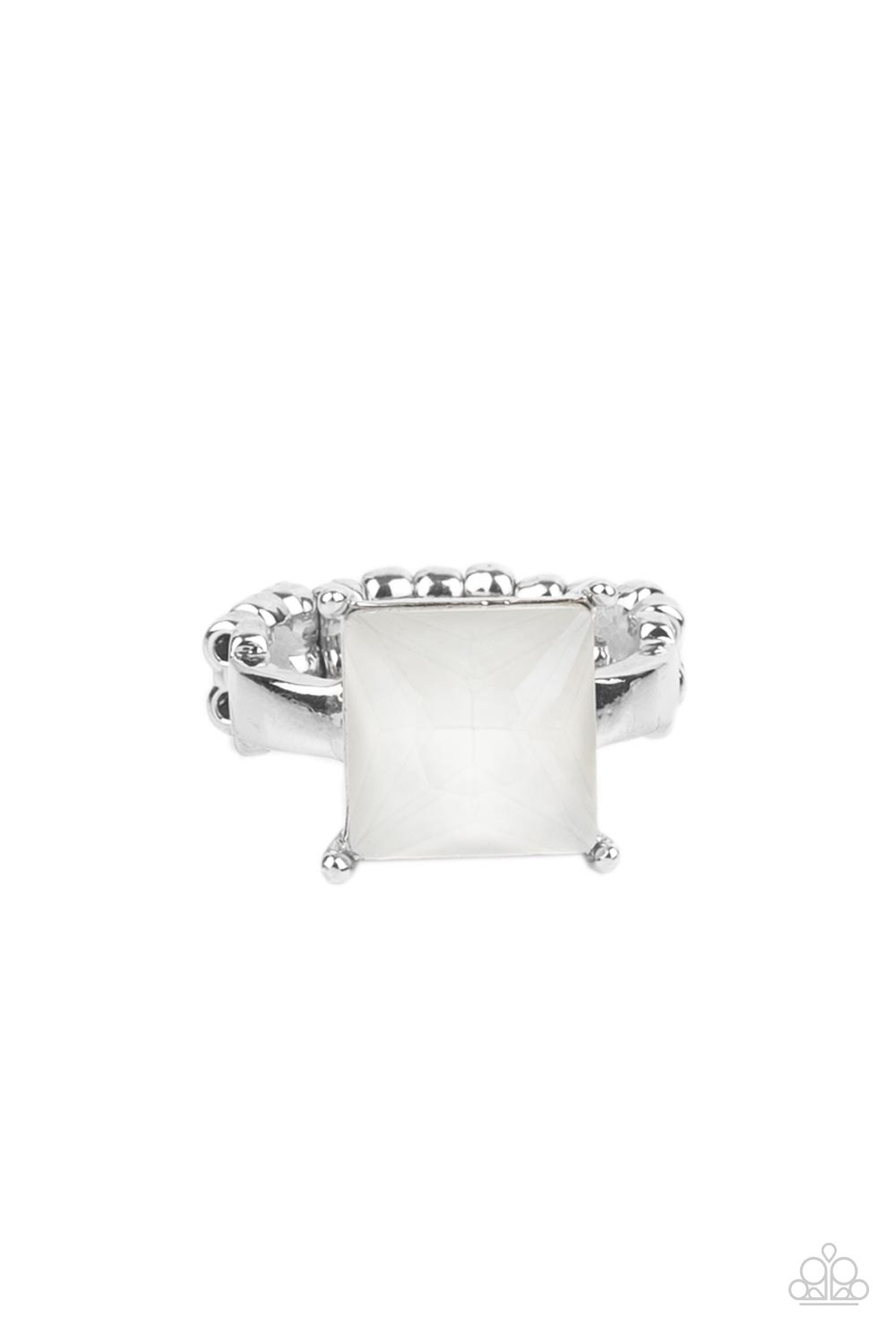 Ready For My Coronation - white - Paparazzi ring