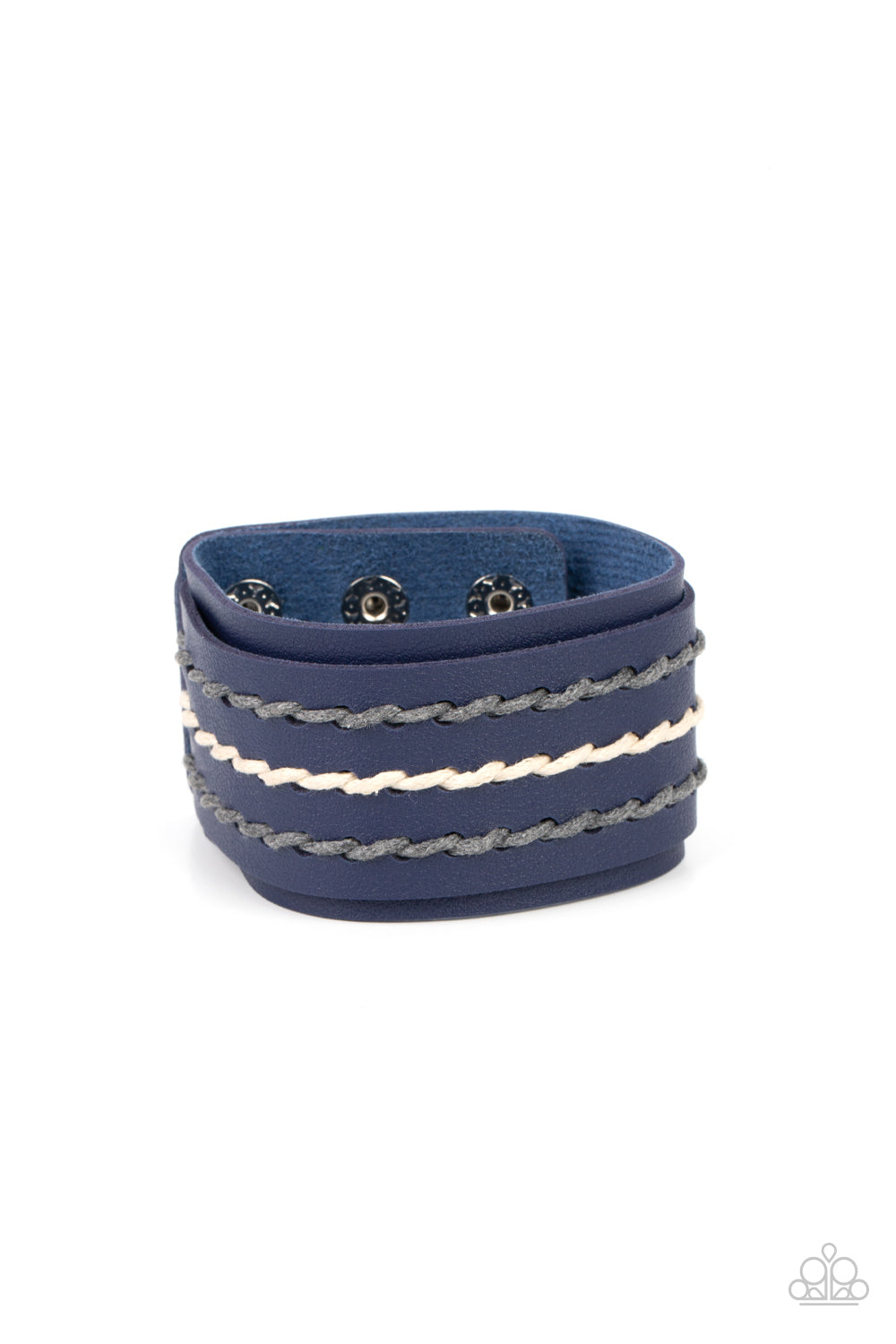 Real Ranchero - blue - Paparazzi MENS bracelet