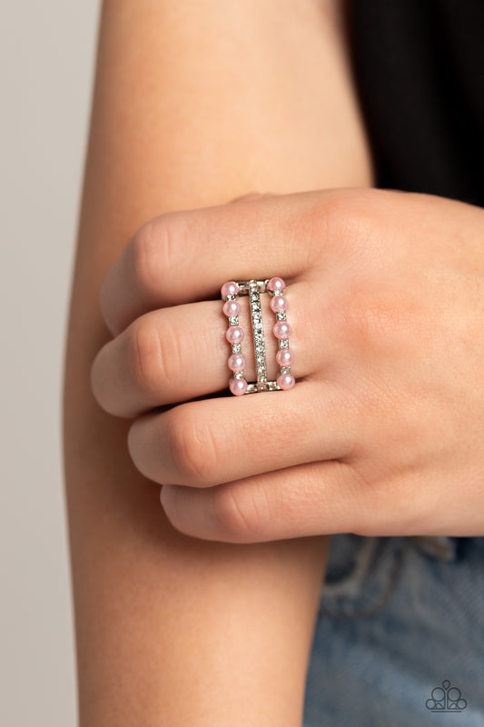 Really Bubbly - pink - Paparazzi ring