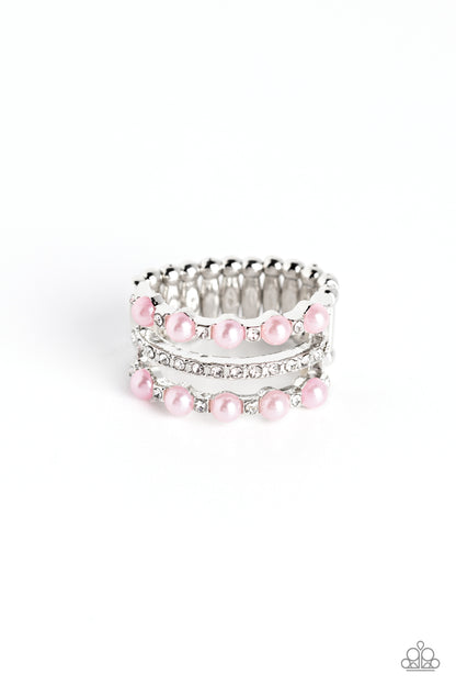 Really Bubbly - pink - Paparazzi ring