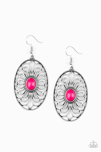 Really Whimsy - pink - Paparazzi earrings