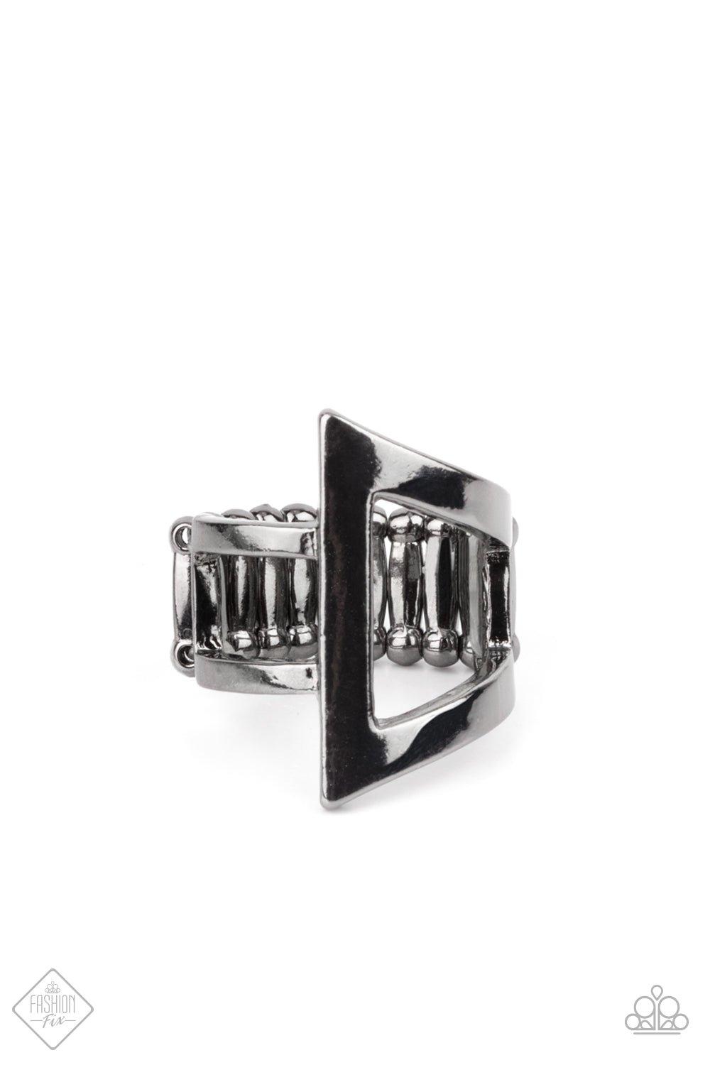 Rebel Edge - black - Paparazzi ring