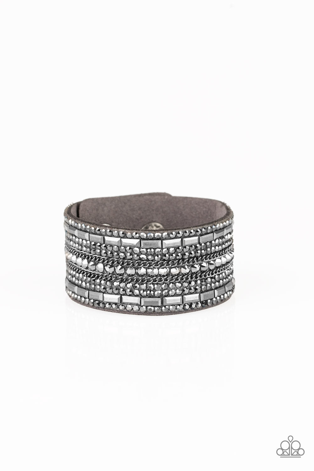 Rebel Radiance - silver - Paparazzi bracelet