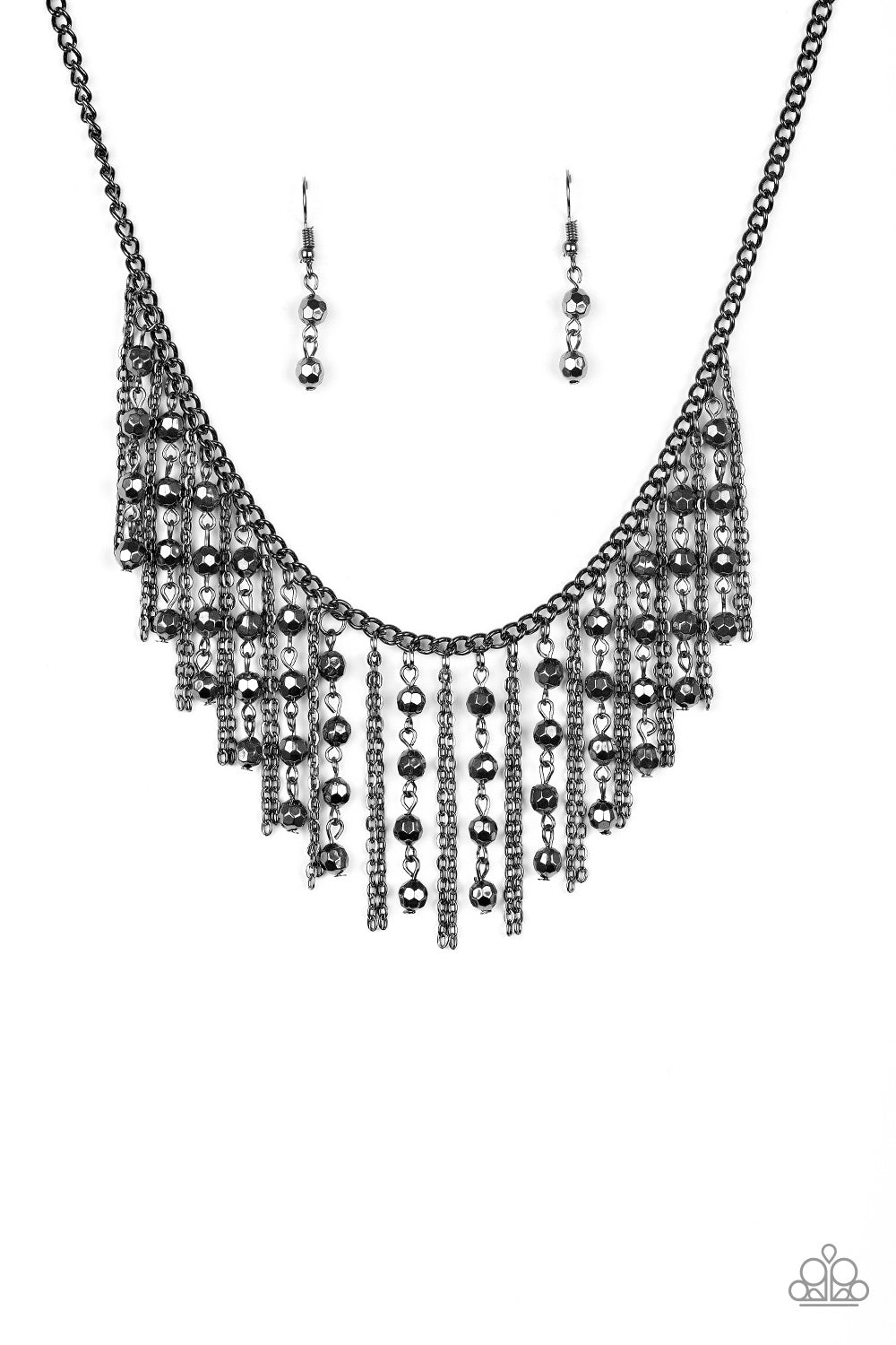 Rebel Remix - black - Paparazzi necklace