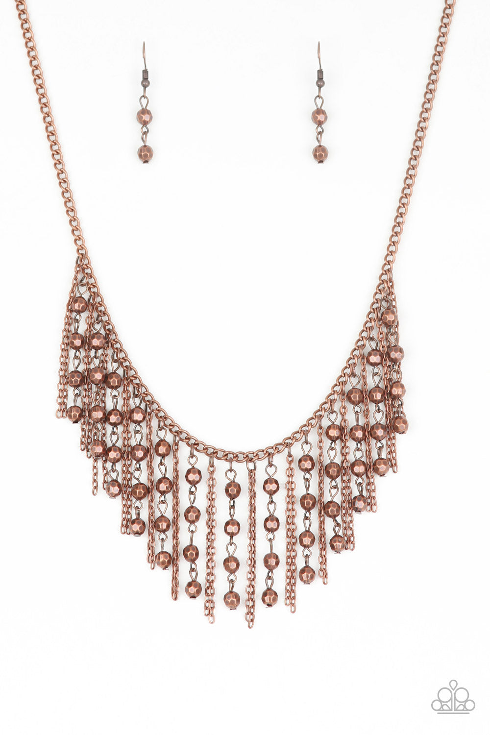 Rebel Remix - copper - Paparazzi necklace