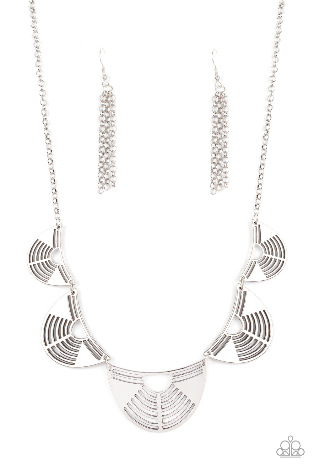 Record Breaking Radiance - silver - Paparazzi necklace