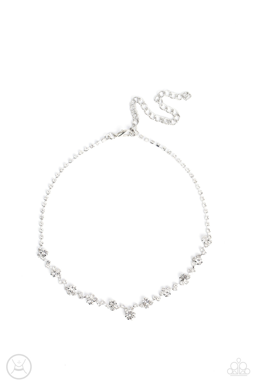 Regal Rebel - white - Paparazzi necklace