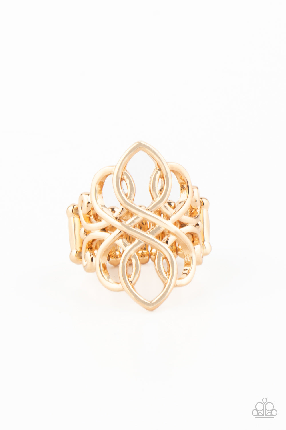 Regal Roundabout - gold - Paparazzi ring