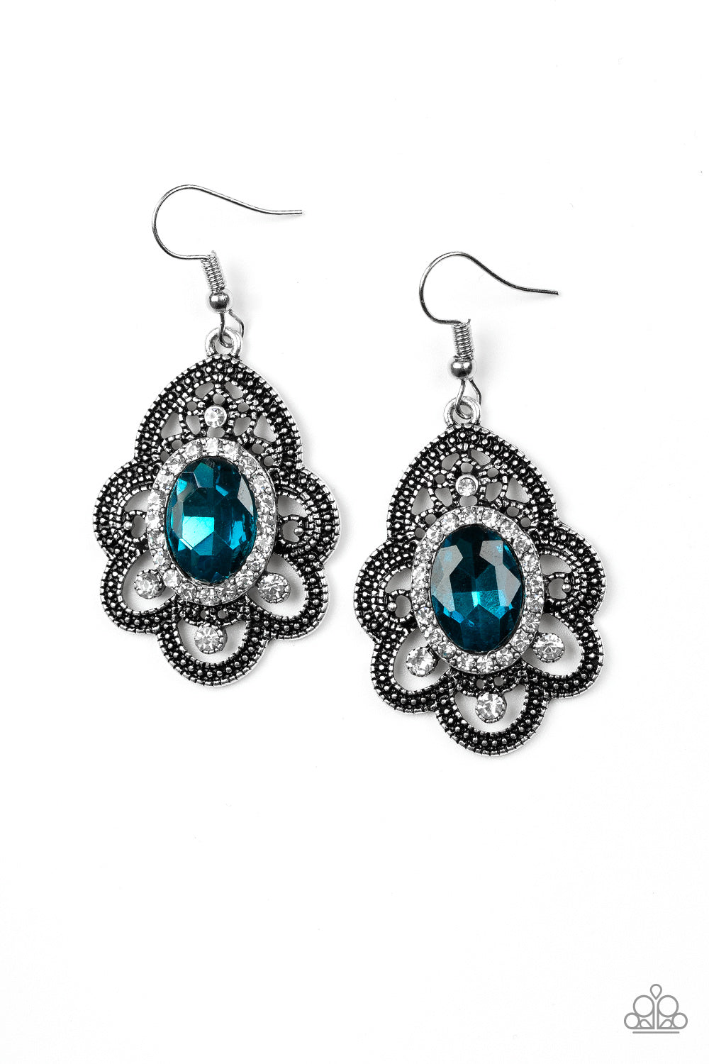 Reign Supreme - blue - Paparazzi earrings