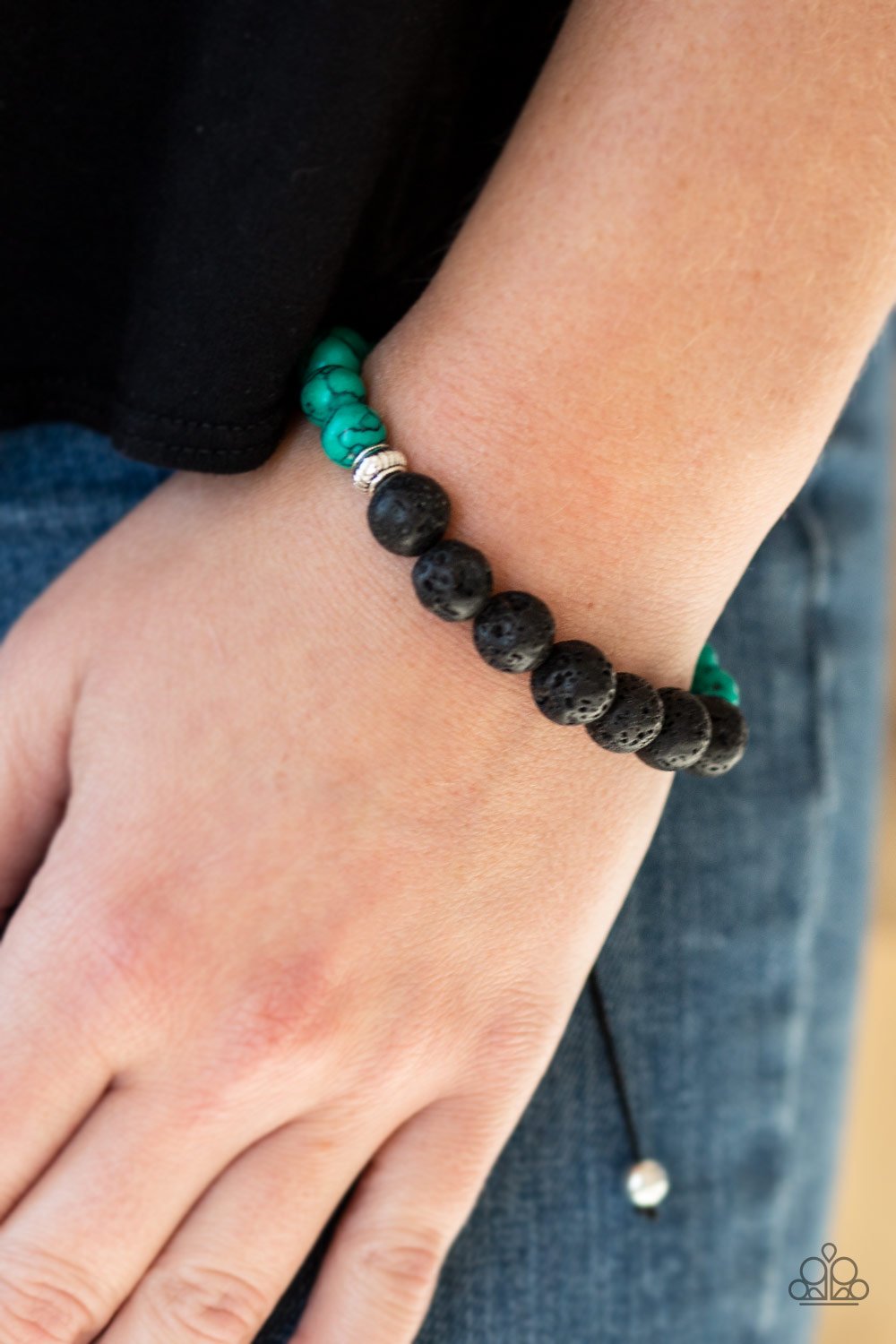 Relaxation - green - Paparazzi bracelet