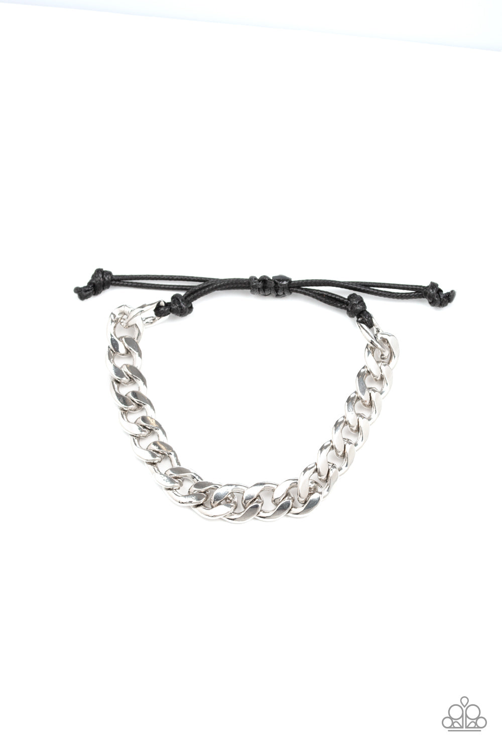 Renegade - silver - Paparazzi mens bracelet