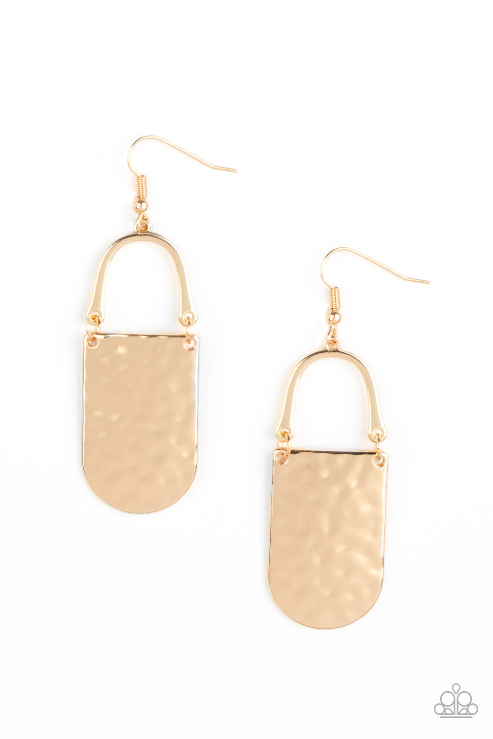 Resort Relic - gold - Paparazzi earrings