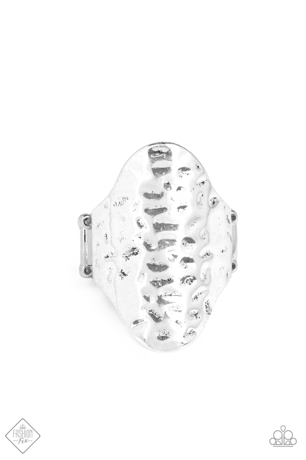 Revamped Ripple - silver - Paparazzi ring
