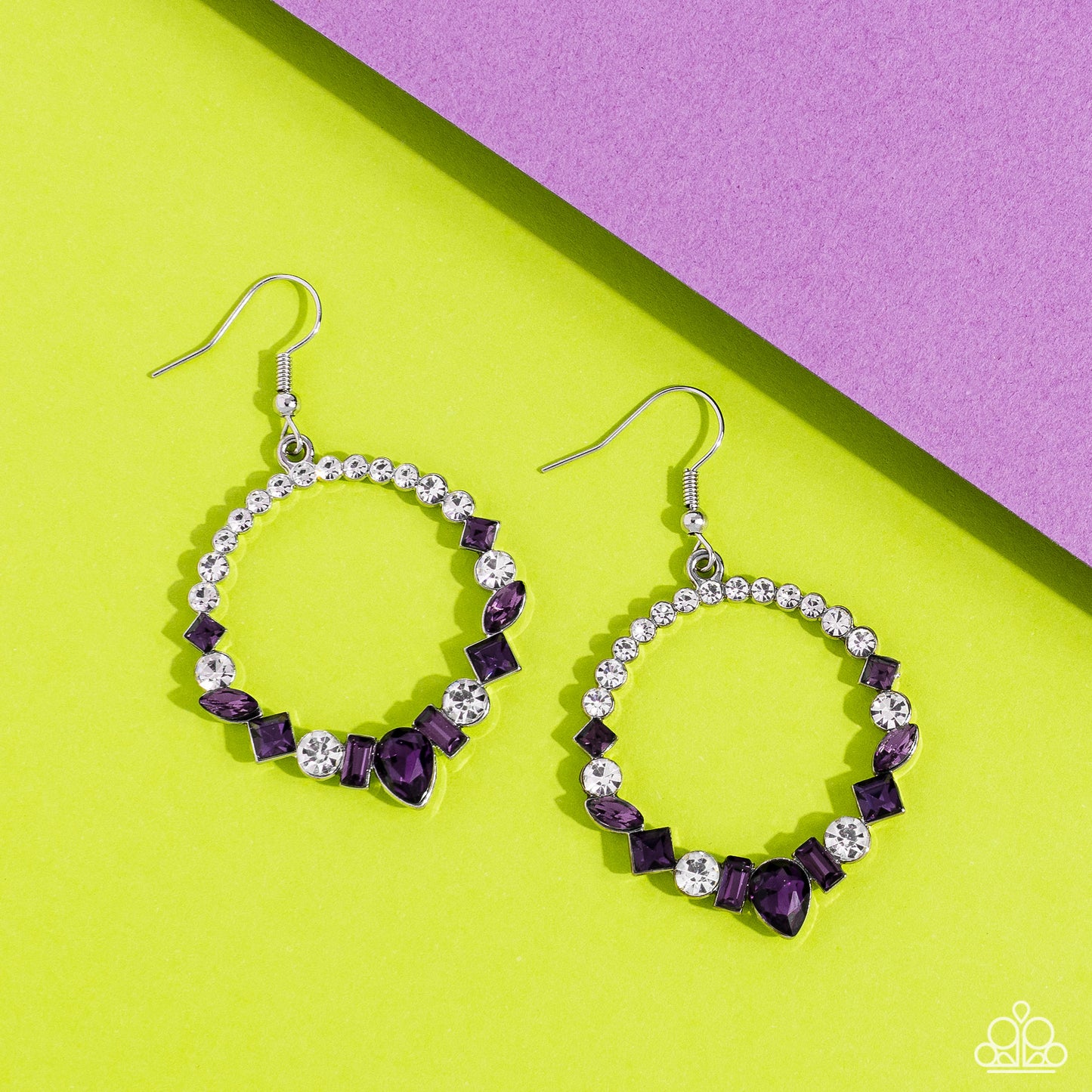 Revolutionary Refinement - purple - Paparazzi earrings