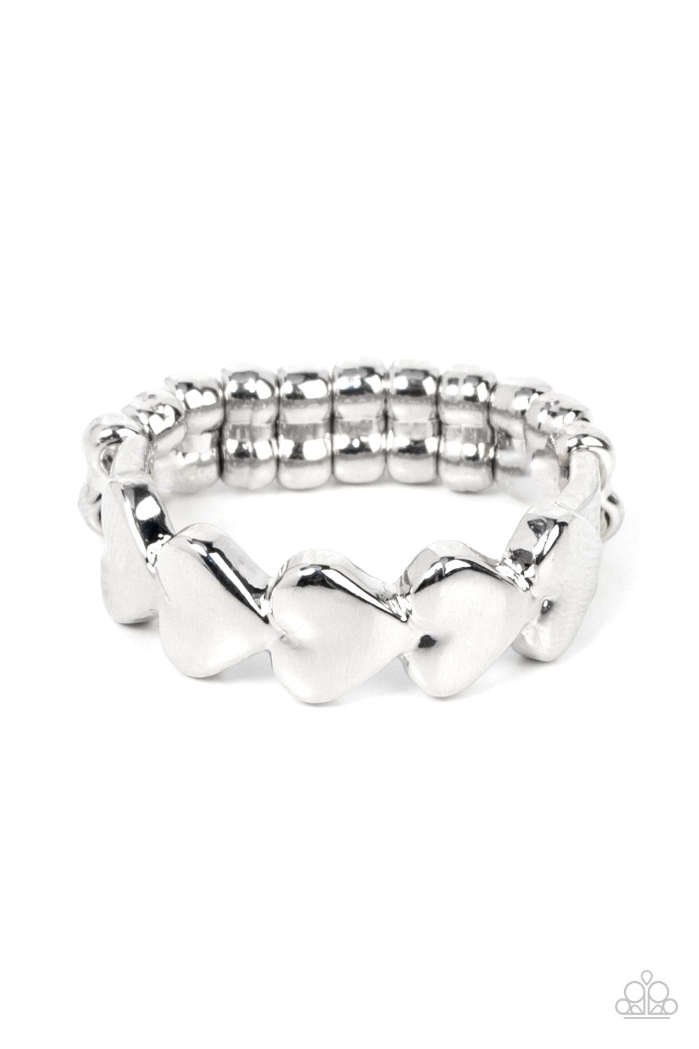 Rhythm of Love - silver - Paparazzi ring