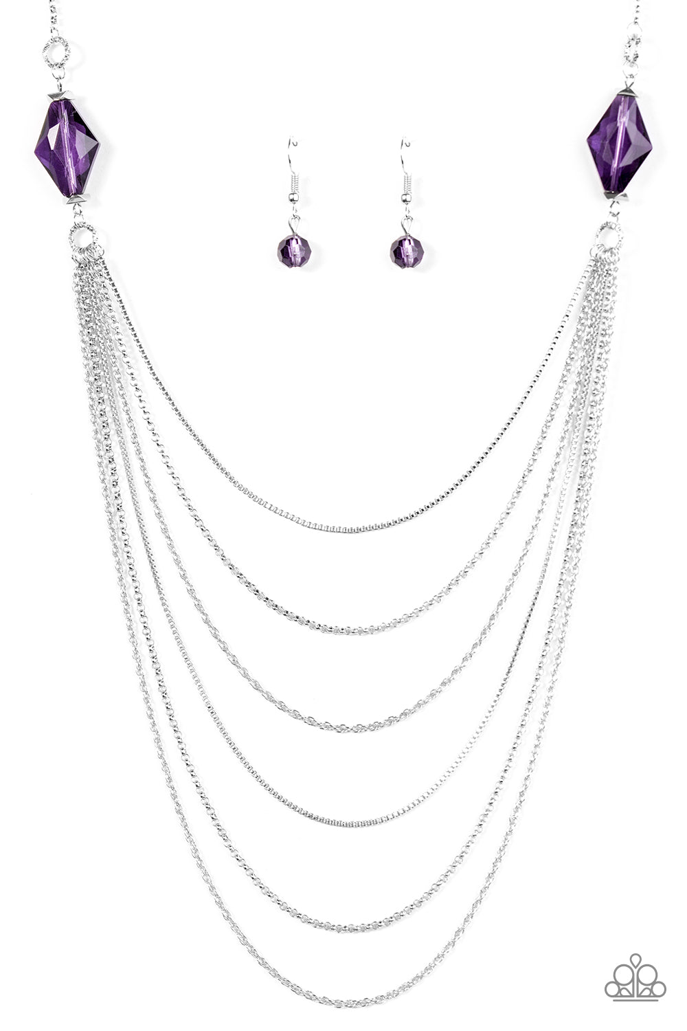 Rich Beyond Your Wildest GLEAMS! - Purple - Paparazzi necklace