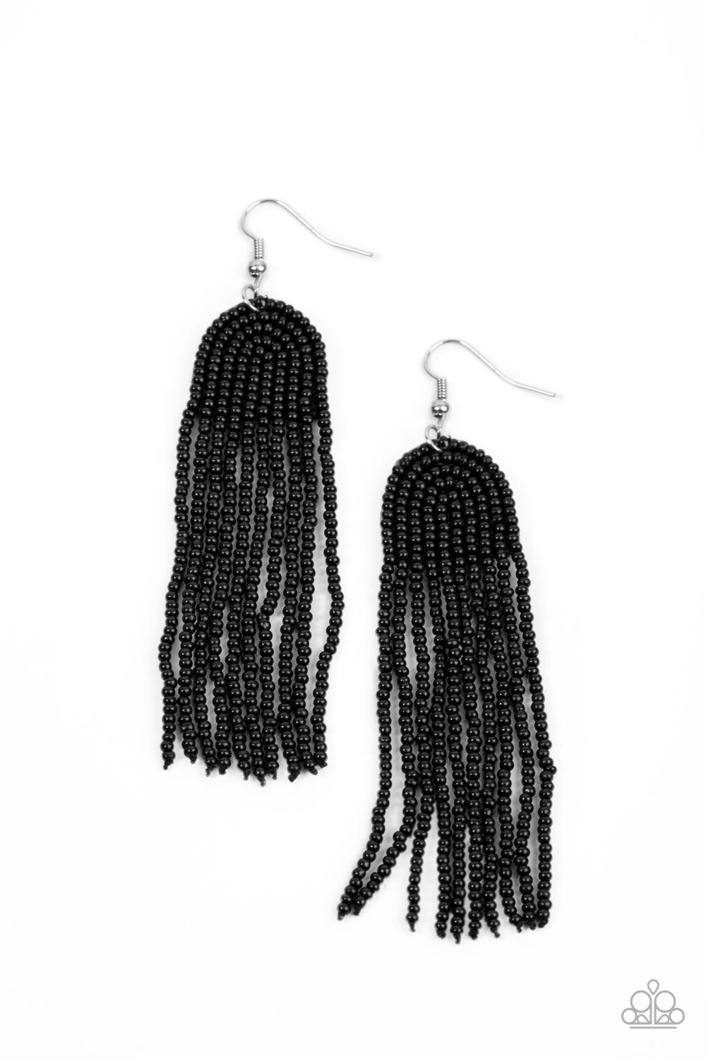 Right as RAINBOW - black - Paparazzi earrings