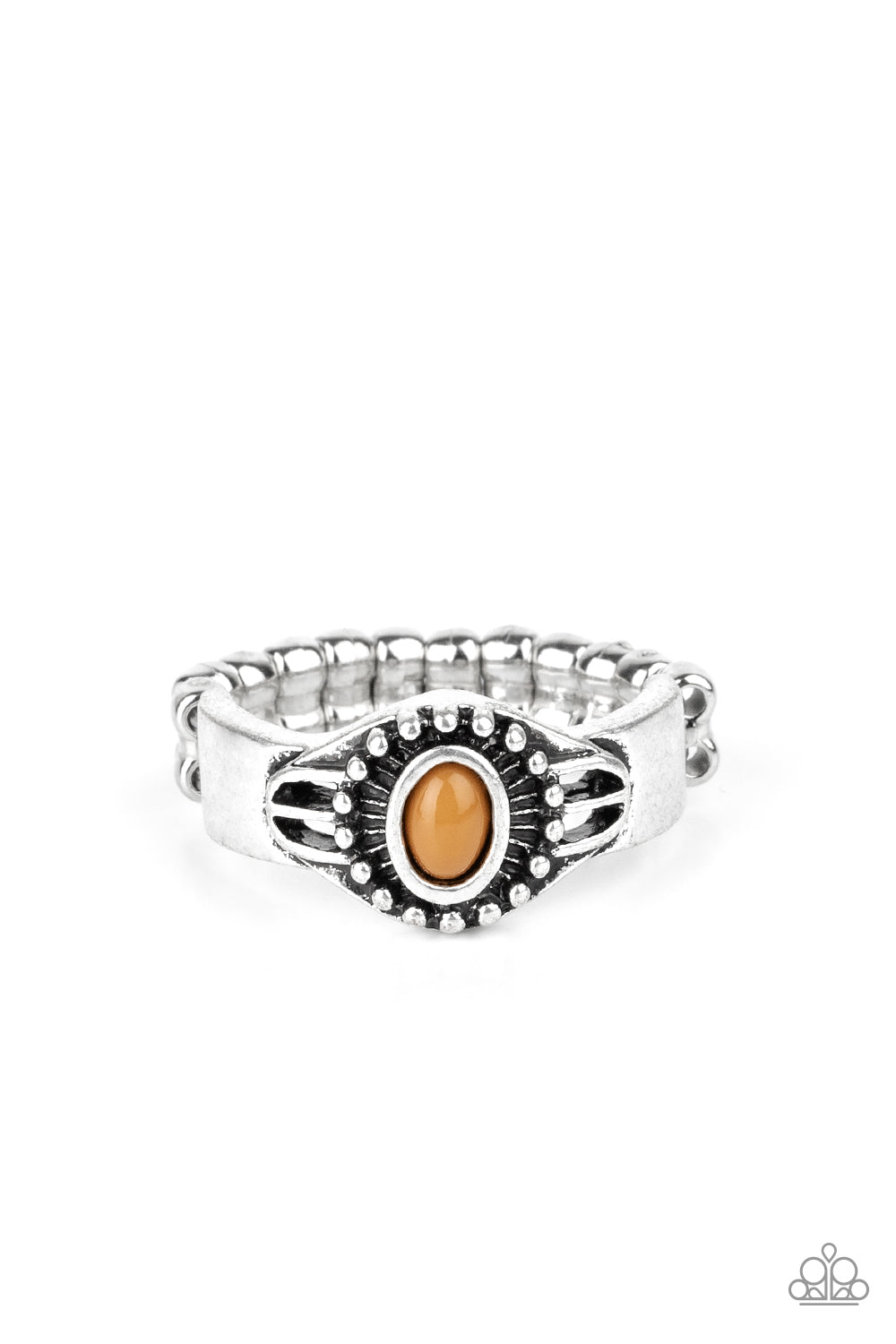 Right on Trek - brown - Paparazzi ring